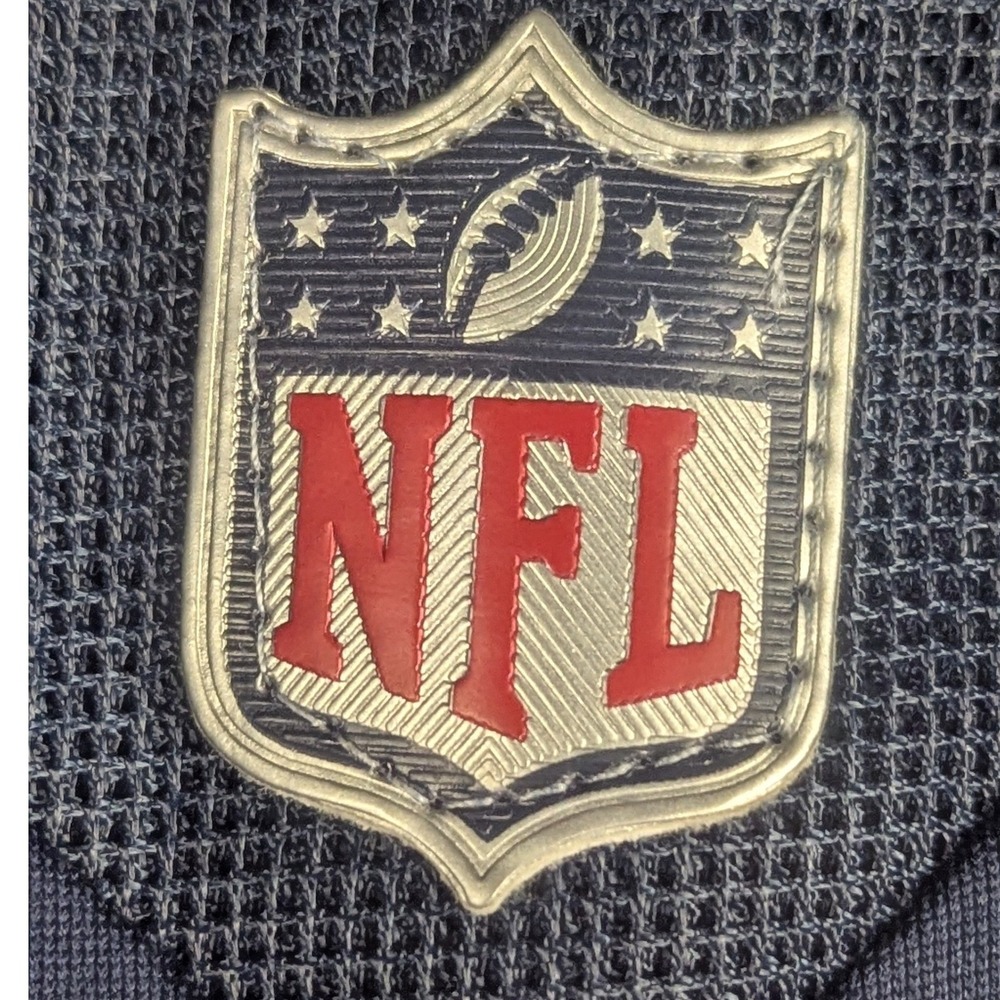 XL Women Nike Chicago Bears Khalil Mack 52 NFL Jerset Navy Blue Orange On Field - Picture 4 of 11